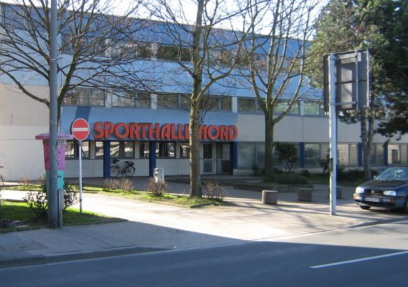 Sporthalle Nord von außen
